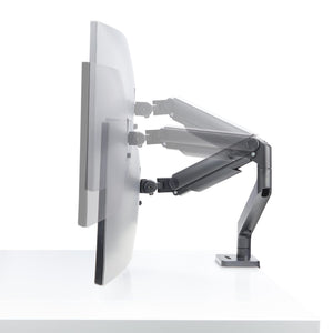 STARTECH .com monitor mount / stand 124,5 cm (49") Desk Black (H1M1AG1-MONITOR-ARM) - Cartouches Certifiees