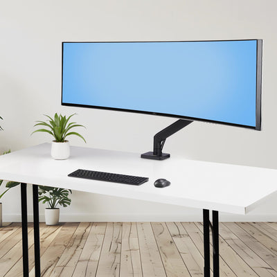 STARTECH .com monitor mount / stand 124,5 cm (49") Desk Black (H1M1AG1-MONITOR-ARM) - Cartouches Certifiees
