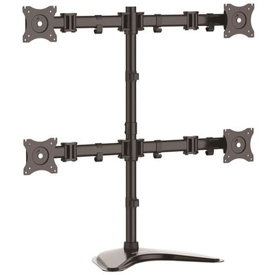 STARTECH .com monitor mount / stand 68,6 cm (27") Desk Black (ARMBARQUAD) - Cartouches Certifiees