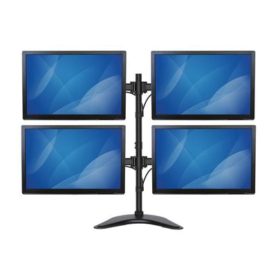 STARTECH .com monitor mount / stand 68,6 cm (27") Desk Black (ARMBARQUAD) - Cartouches Certifiees