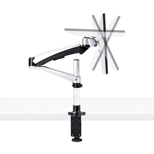 STARTECH .com monitor mount / stand 76,2 cm (30") Desk Black, Silver (1MP1ACG-MONITOR-ARM) - Cartouches Certifiees