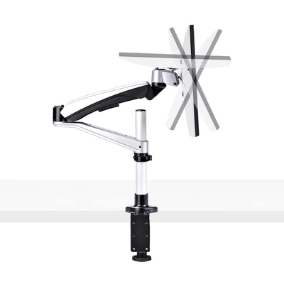 STARTECH .com monitor mount / stand 76,2 cm (30") Desk Black, Silver (1MP1ACG-MONITOR-ARM) - Cartouches Certifiees