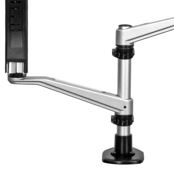 STARTECH .com monitor mount / stand 76,2 cm (30") Desk Black, Silver (ARMDUAL30) - Cartouches Certifiees