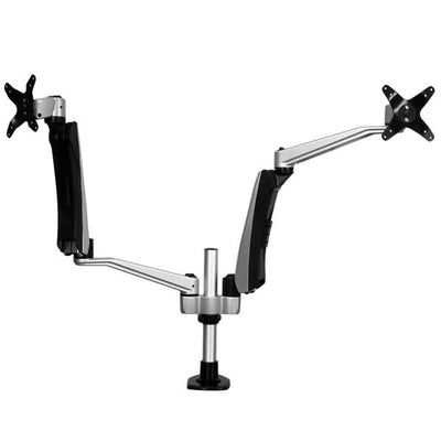 STARTECH .com monitor mount / stand 76,2 cm (30") Desk Black, Silver (ARMDUAL30) - Cartouches Certifiees