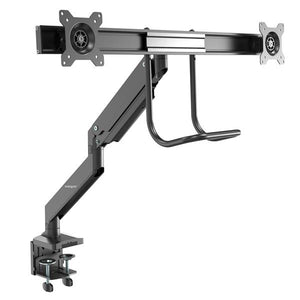STARTECH .com monitor mount / stand 81,3 cm (32") Desk Black (ARMSLMBARDUO) - Cartouches Certifiees