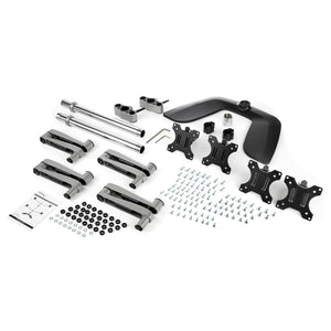 STARTECH .com monitor mount / stand 81,3 cm (32") Desk Black, Silver (ARMQUADSS) - Cartouches Certifiees