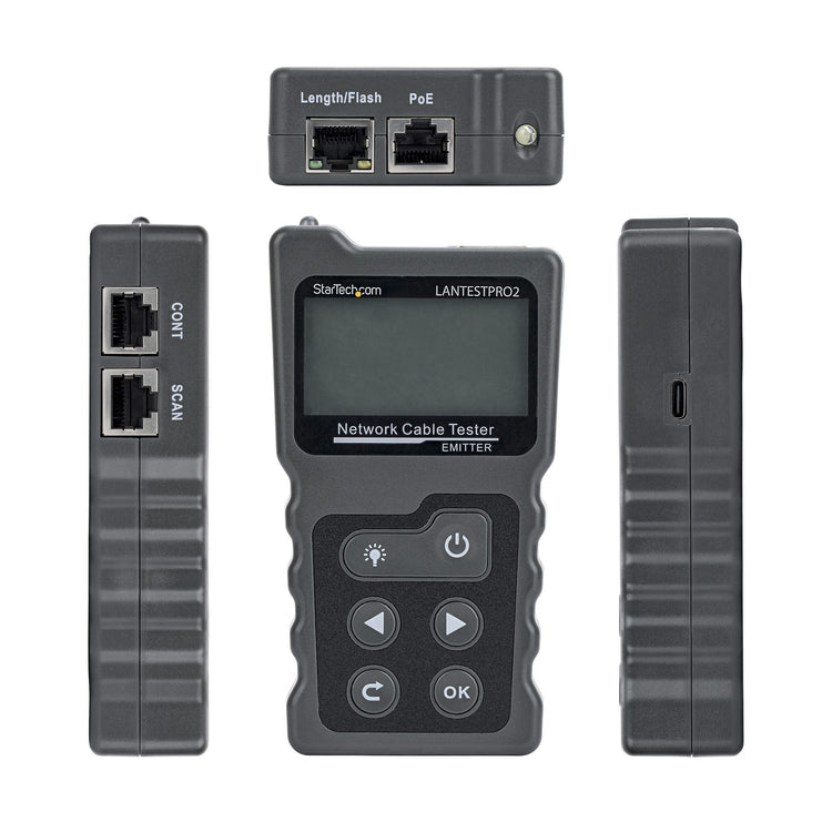STARTECH .com network cable tester UTP/STP cable tester Grey (LANTESTPRO2) - Cartouches Certifiees