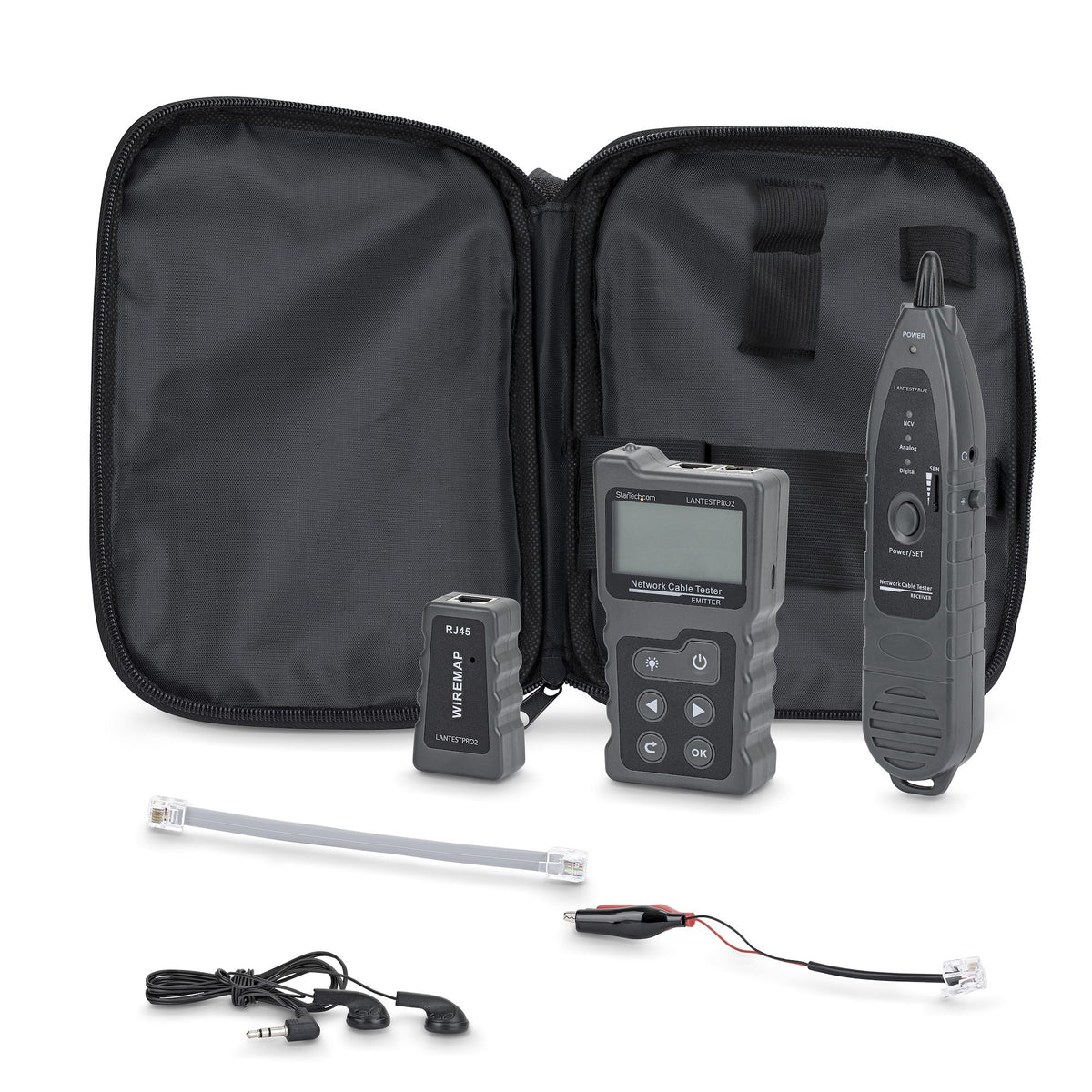 STARTECH .com network cable tester UTP/STP cable tester Grey (LANTESTPRO2) - Cartouches Certifiees