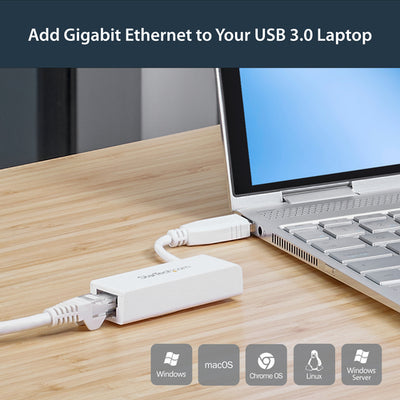 STARTECH .com network card Ethernet 5000 Mbit/s (USB31000SW) - Cartouches Certifiees
