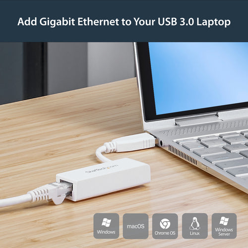 STARTECH .com network card Ethernet 5000 Mbit/s (USB31000SW) - Cartouches Certifiees