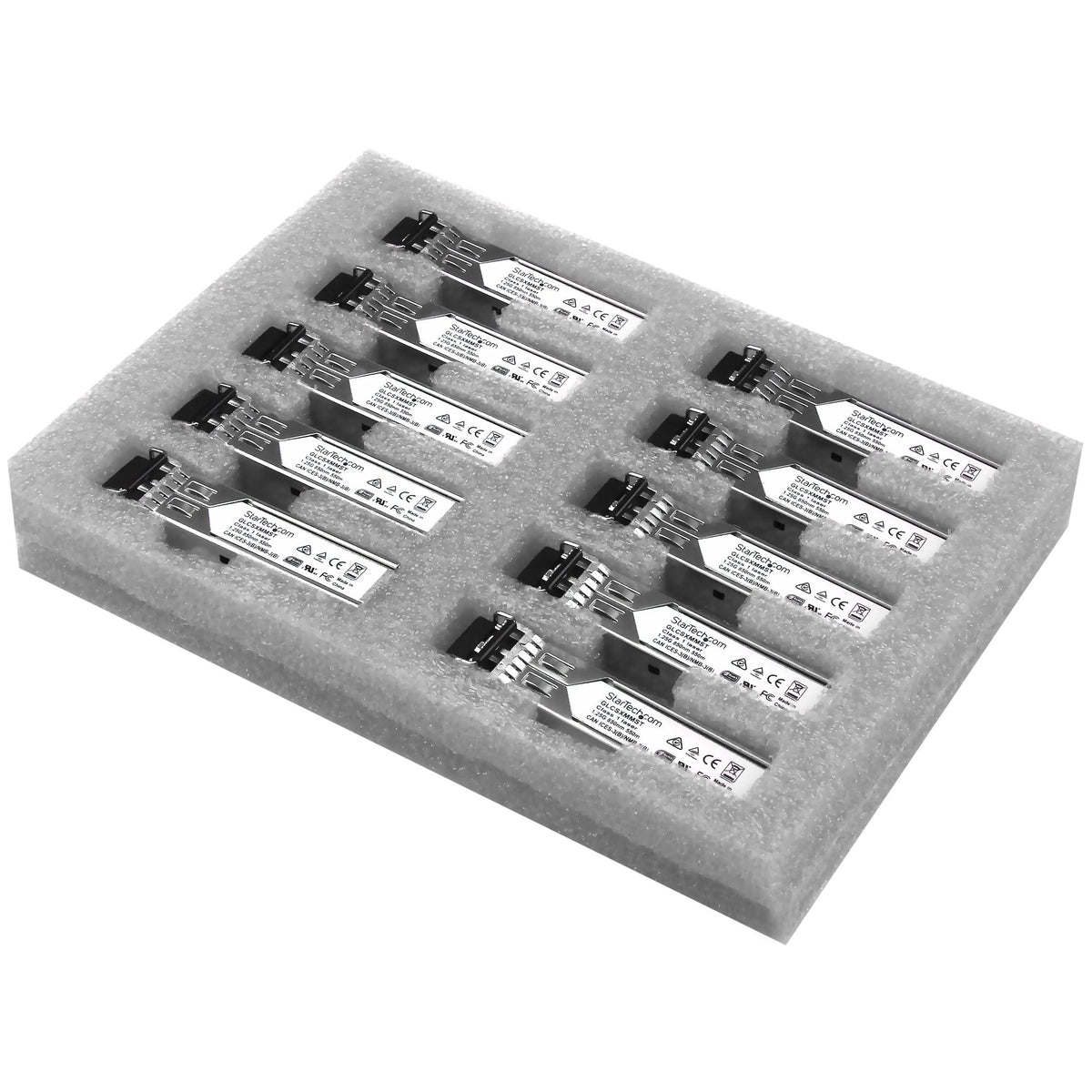 STARTECH .com network transceiver module Fiber optic 1250 Mbit/s SFP 850 nm (GLCSXMM10PST) - Cartouches Certifiees