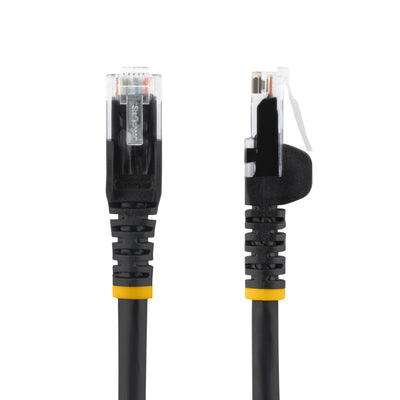 STARTECH .com networking cable Black 0,15 m Cat6 U/UTP (UTP) Round (N6LPATCH6INBK) - Cartouches Certifiees