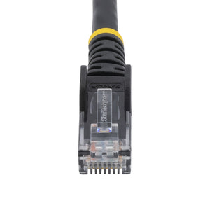 STARTECH .com networking cable Black 0,15 m Cat6 U/UTP (UTP) Round (N6LPATCH6INBK) - Cartouches Certifiees