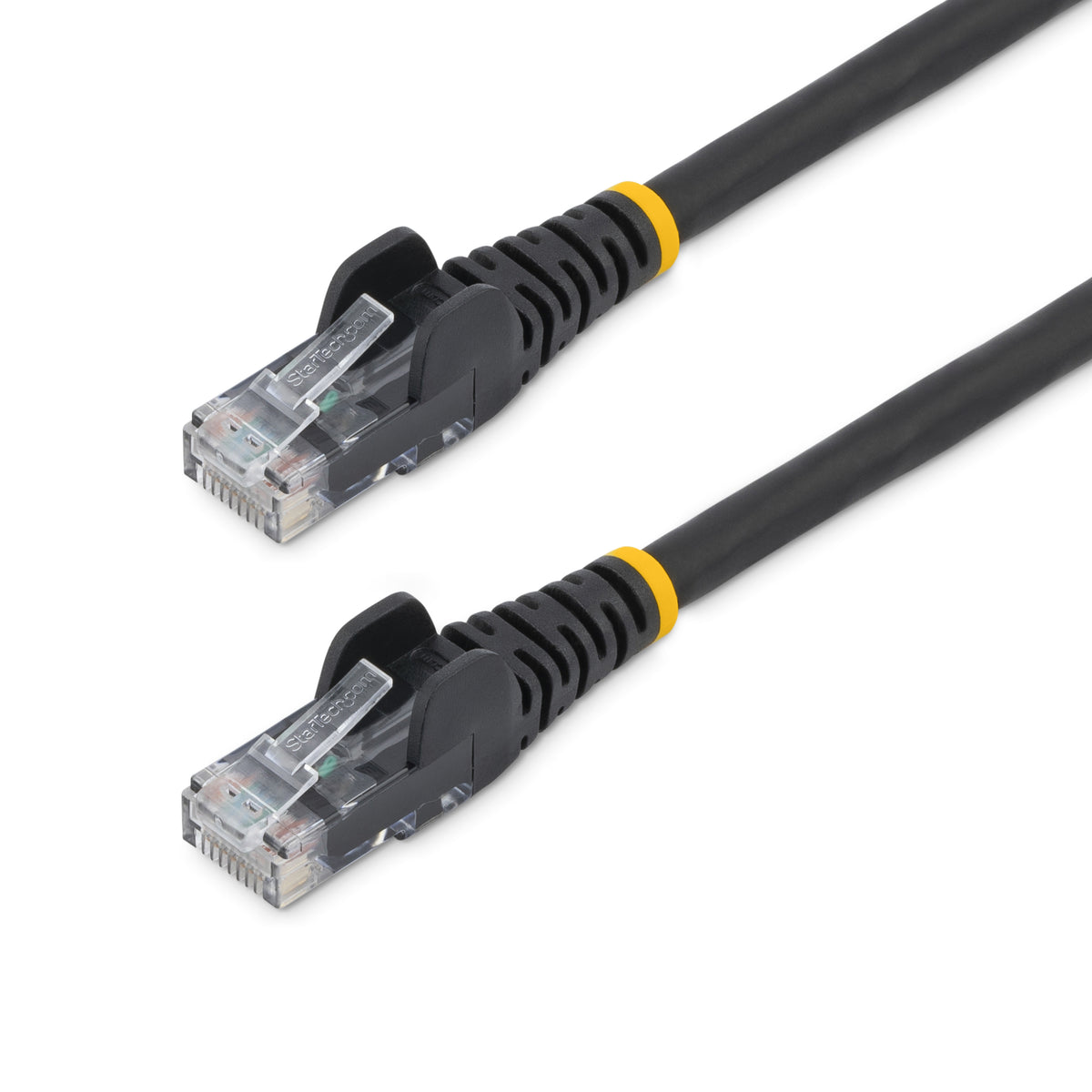 STARTECH .com networking cable Black 0,15 m Cat6 U/UTP (UTP) Round (N6LPATCH6INBK) - Cartouches Certifiees