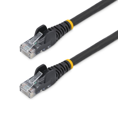 STARTECH .com networking cable Black 0,15 m Cat6 U/UTP (UTP) Round (N6LPATCH6INBK) - Cartouches Certifiees