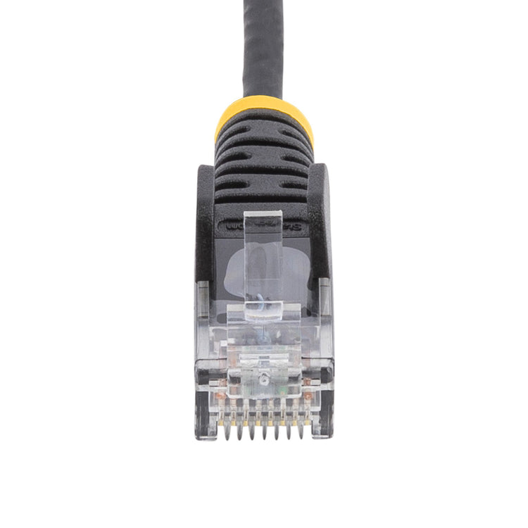 STARTECH .com networking cable Black 0,2 m Cat6 U/UTP (UTP) (N6PAT6INBKS) - Cartouches Certifiees
