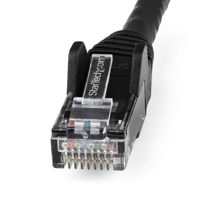 STARTECH .com networking cable Black 0,9 m Cat6 U/UTP (UTP) Round (N6LPATCH3BK) - Cartouches Certifiees