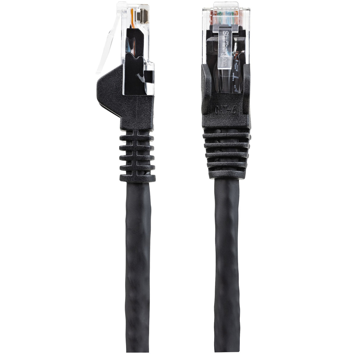 STARTECH .com networking cable Black 0,9 m Cat6 U/UTP (UTP) Round (N6LPATCH3BK) - Cartouches Certifiees