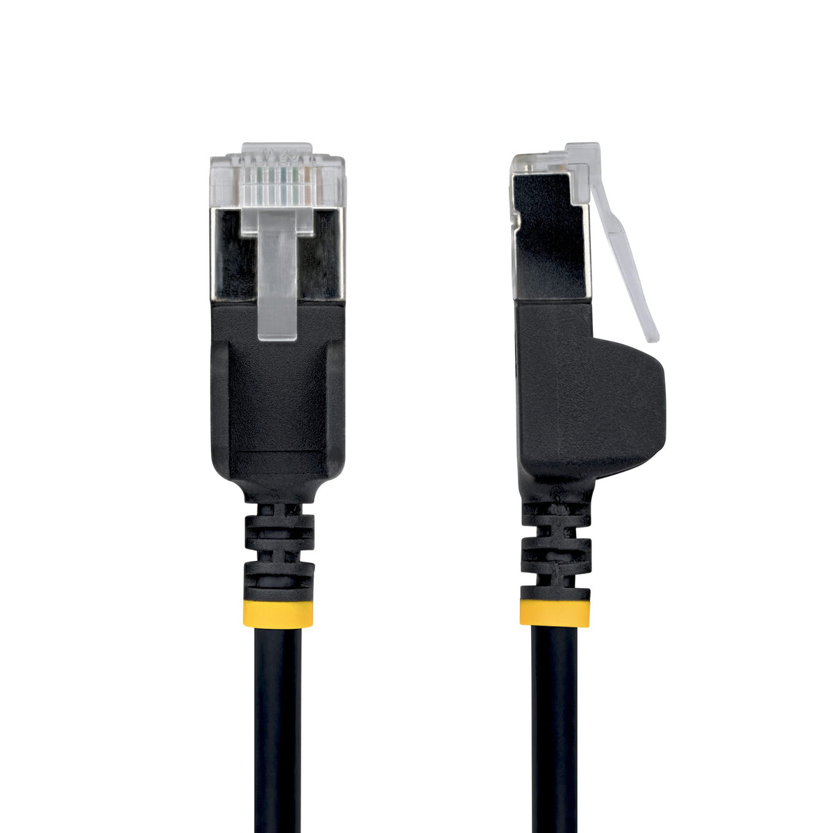STARTECH .com networking cable Black 2,133 m Cat6a U/FTP (STP) Round (N6APATSTP34BKS-7FT) - Cartouches Certifiees