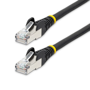 STARTECH .com networking cable Black 2,7 m S/FTP (S-STP) Round (NLBK-9F-CAT6A-PATCH) - Cartouches Certifiees
