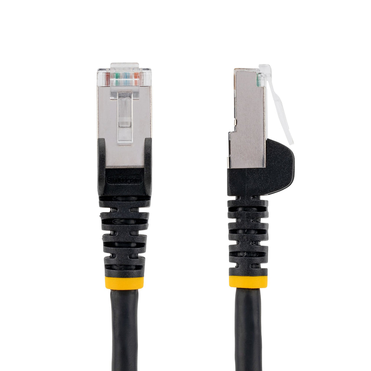 STARTECH .com networking cable Black 2,7 m S/FTP (S-STP) Round (NLBK-9F-CAT6A-PATCH) - Cartouches Certifiees