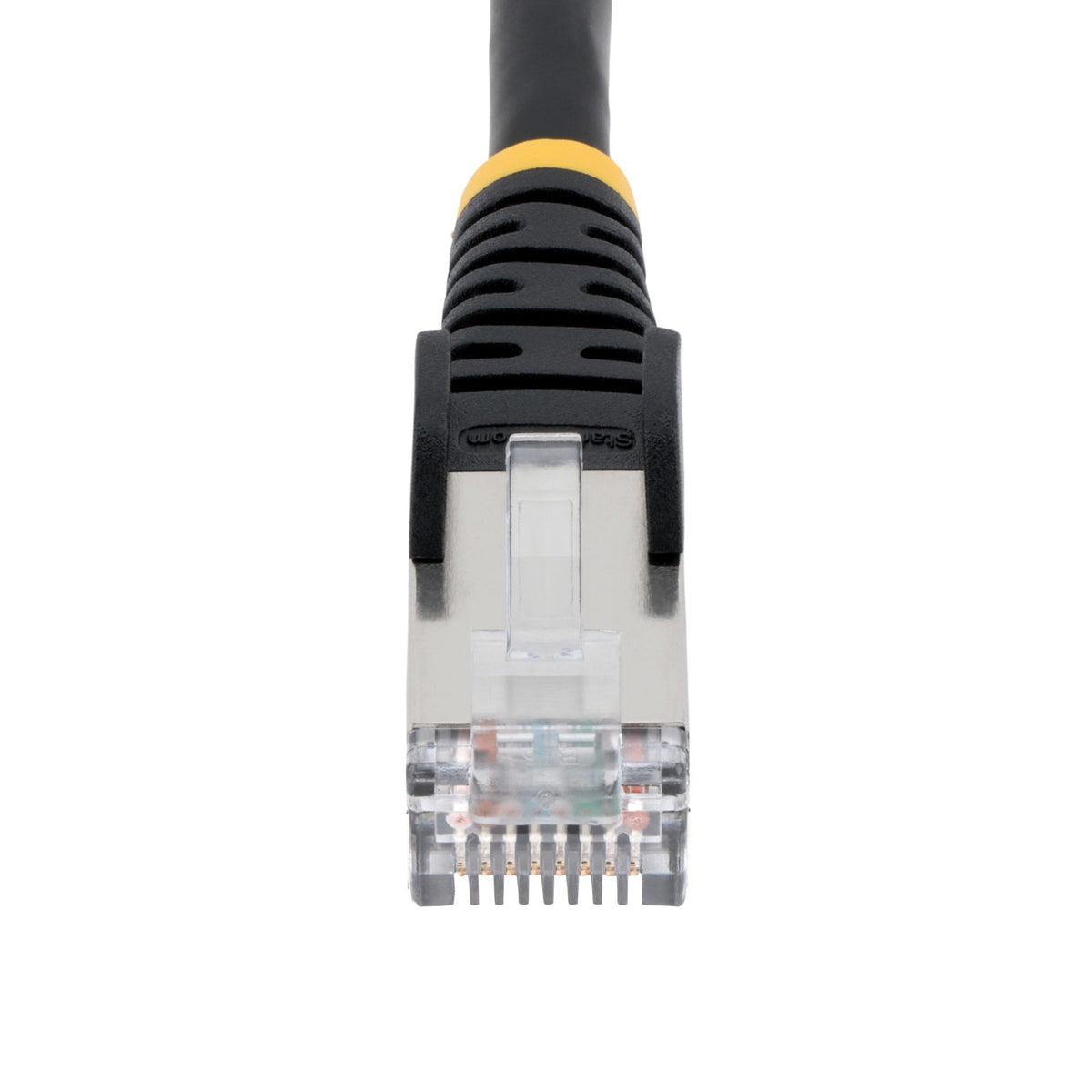STARTECH .com networking cable Black 2,7 m S/FTP (S-STP) Round (NLBK-9F-CAT6A-PATCH) - Cartouches Certifiees