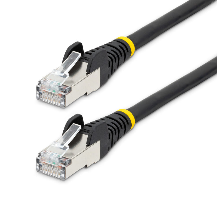 STARTECH .com networking cable Black 4,2 m S/FTP (S-STP) Round (NLBK-14F-CAT6A-PATCH) - Cartouches Certifiees