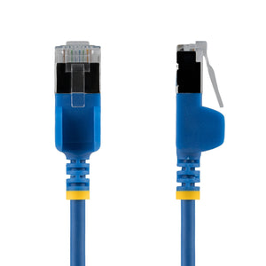 STARTECH .com networking cable Blue 0,2 m Cat6a U/FTP (STP) Round (N6APATSTP34BLS-6IN) - Cartouches Certifiees