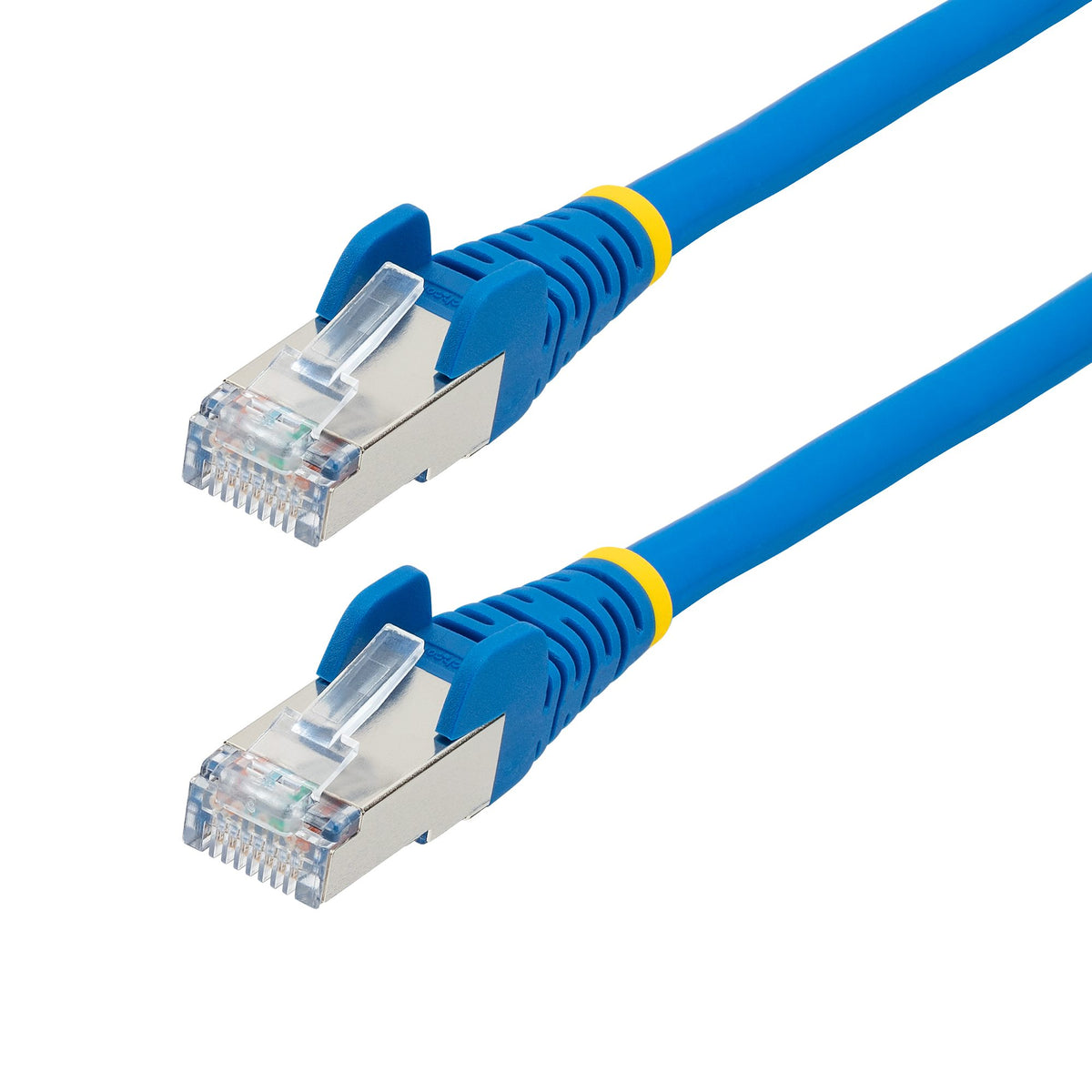 STARTECH .com networking cable Blue 0,305 m S/FTP (S-STP) Round (NLBL-1F-CAT6A-PATCH) - Cartouches Certifiees