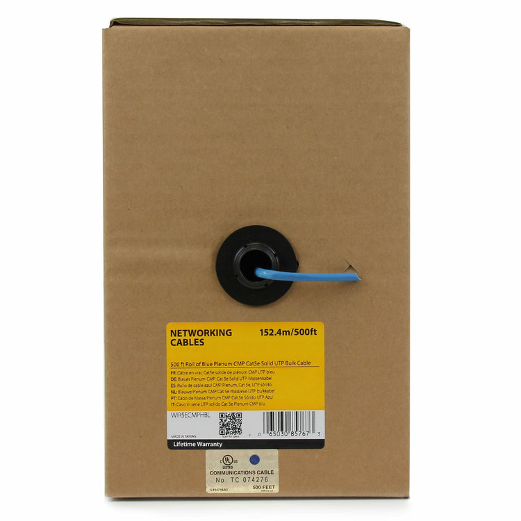 STARTECH .com networking cable Blue 304,9 m Cat5e U/UTP (UTP) (WIR5ECMPBL) - Cartouches Certifiees