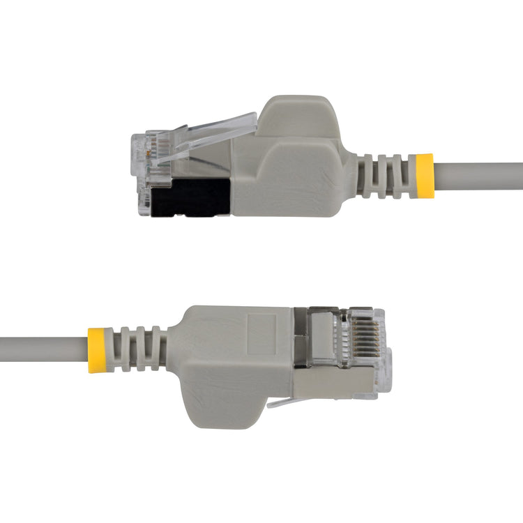 STARTECH .com networking cable Grey 0,305 m Cat6a U/FTP (STP) Round (N6APATSTP34GRS-1FT) - Cartouches Certifiees
