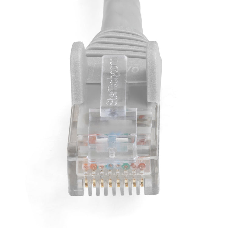 STARTECH .com networking cable Grey 0,9 m Cat6 U/UTP (UTP) Round (N6LPATCH3GR) - Cartouches Certifiees