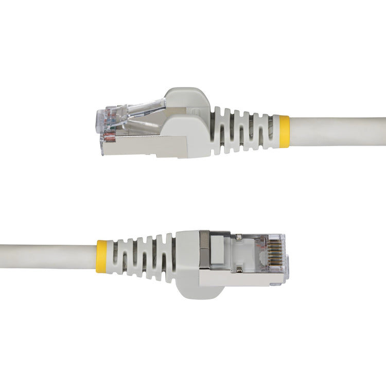 STARTECH .com networking cable Grey 15,2 m S/FTP (S-STP) Round (NLGR-50F-CAT6A-PATCH) - Cartouches Certifiees