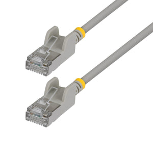 STARTECH .com networking cable Grey 4,267 m Cat6a U/FTP (STP) Round (N6APATSTP34GRS-14FT) - Cartouches Certifiees