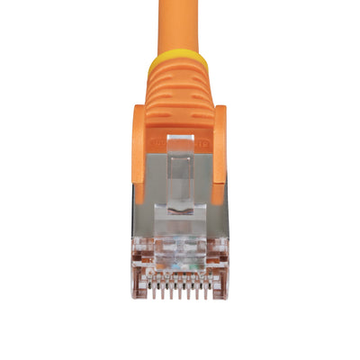 STARTECH .com networking cable Orange 0,6 m S/FTP (S-STP) Round (NLOR-2F-CAT6A-PATCH) - Cartouches Certifiees