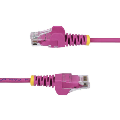 STARTECH .com networking cable Pink 0,2 m Cat6 U/UTP (UTP) Round (N6PAT9INPKS) - Cartouches Certifiees