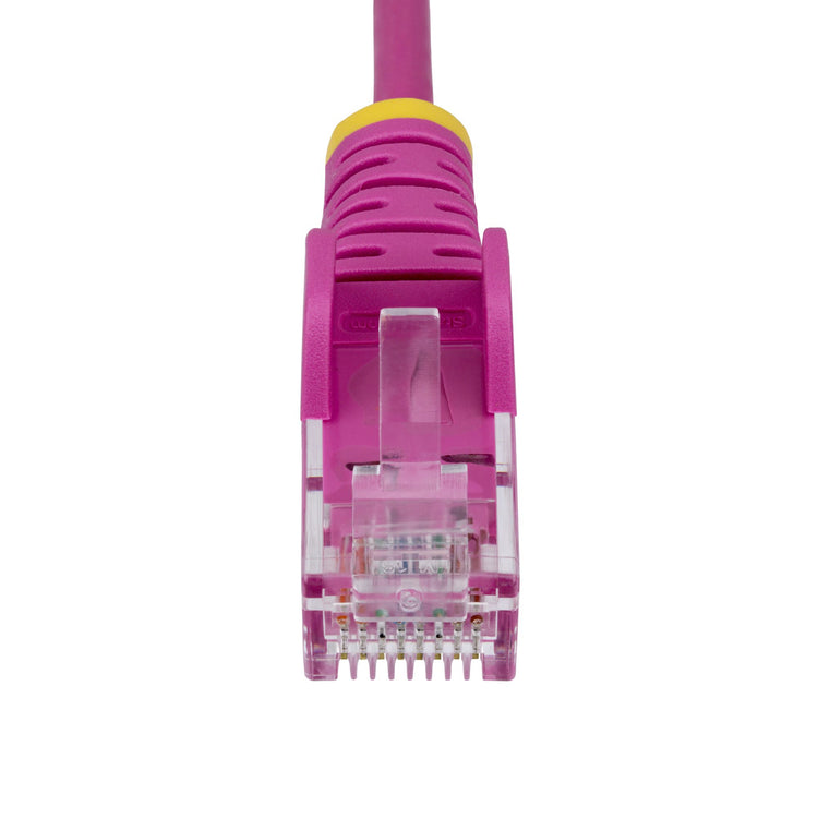 STARTECH .com networking cable Pink 0,6 m Cat6 U/UTP (UTP) Round (N6PAT2PKS) - Cartouches Certifiees