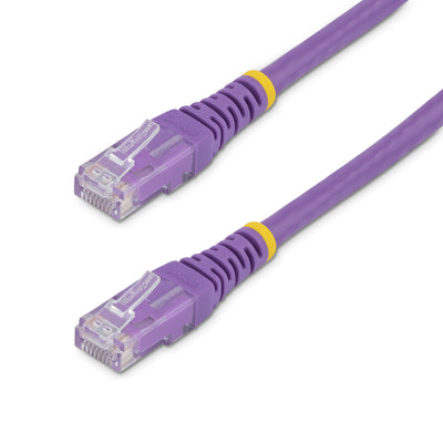 STARTECH .com networking cable Purple 7,6 m Cat6 U/UTP (UTP) (C6PATCH25PL) - Cartouches Certifiees