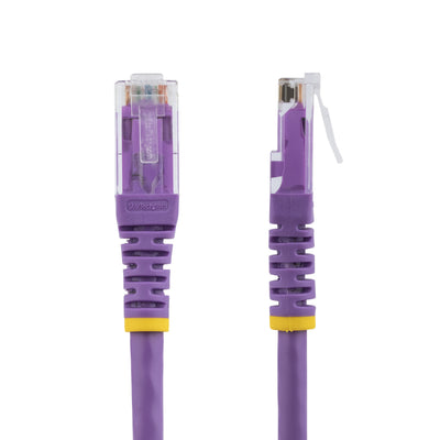 STARTECH .com networking cable Purple 7,6 m Cat6 U/UTP (UTP) (C6PATCH25PL) - Cartouches Certifiees