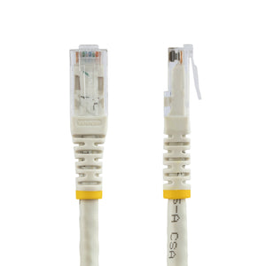 STARTECH .com networking cable White 0,3 m Cat6 U/UTP (UTP) (C6PATCH1WH) - Cartouches Certifiees