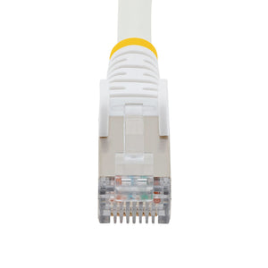 STARTECH .com networking cable White 2,7 m S/FTP (S-STP) Round (NLWH-9F-CAT6A-PATCH) - Cartouches Certifiees