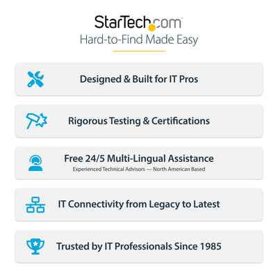 STARTECH .com networking cable White 3 m S/FTP (S-STP) Round (NLWH-10F-CAT8-PATCH) - Cartouches Certifiees