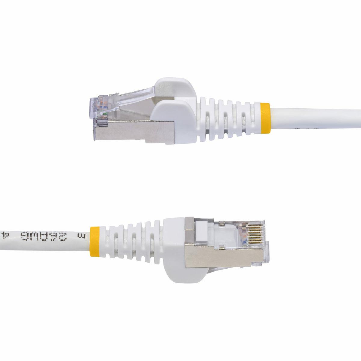 STARTECH .com networking cable White 3 m S/FTP (S-STP) Round (NLWH-10F-CAT8-PATCH) - Cartouches Certifiees