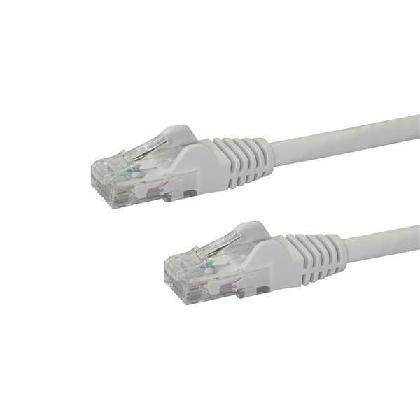STARTECH .com networking cable White 30,5 m Cat6 U/UTP (UTP) (N6PATCH100WH) - Cartouches Certifiees