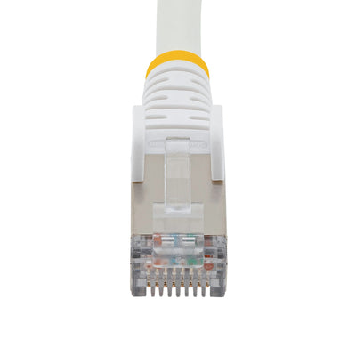 STARTECH .com networking cable White 30,5 m Cat6a S/FTP (S-STP) Round (NLWH-100F-6A-PATCH) - Cartouches Certifiees