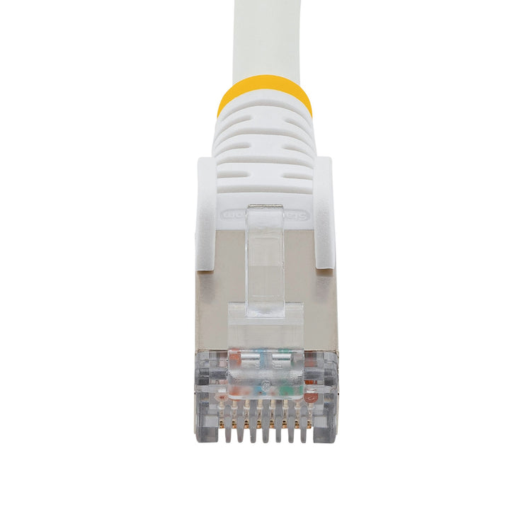 STARTECH .com networking cable White 30,5 m Cat6a S/FTP (S-STP) Round (NLWH-100F-6A-PATCH) - Cartouches Certifiees