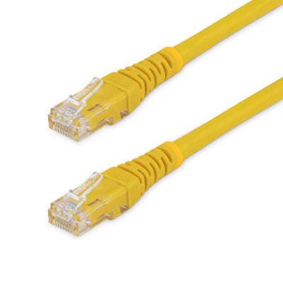 STARTECH .com networking cable Yellow 0,3 m Cat6 U/UTP (UTP) (C6PATCH1YL) - Cartouches Certifiees