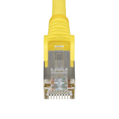 STARTECH .com networking cable Yellow 1,5 m S/FTP (S-STP) Round (NLYL-5F-CAT6A-PATCH) - Cartouches Certifiees