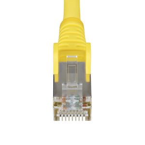 STARTECH .com networking cable Yellow 15,2 m S/FTP (S-STP) Round (NLYL-50F-CAT6A-PATCH) - Cartouches Certifiees