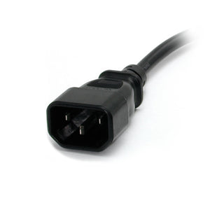 STARTECH .com power cable Black 0,3 m C14 coupler NEMA 5-15R (PAC100) - Cartouches Certifiees